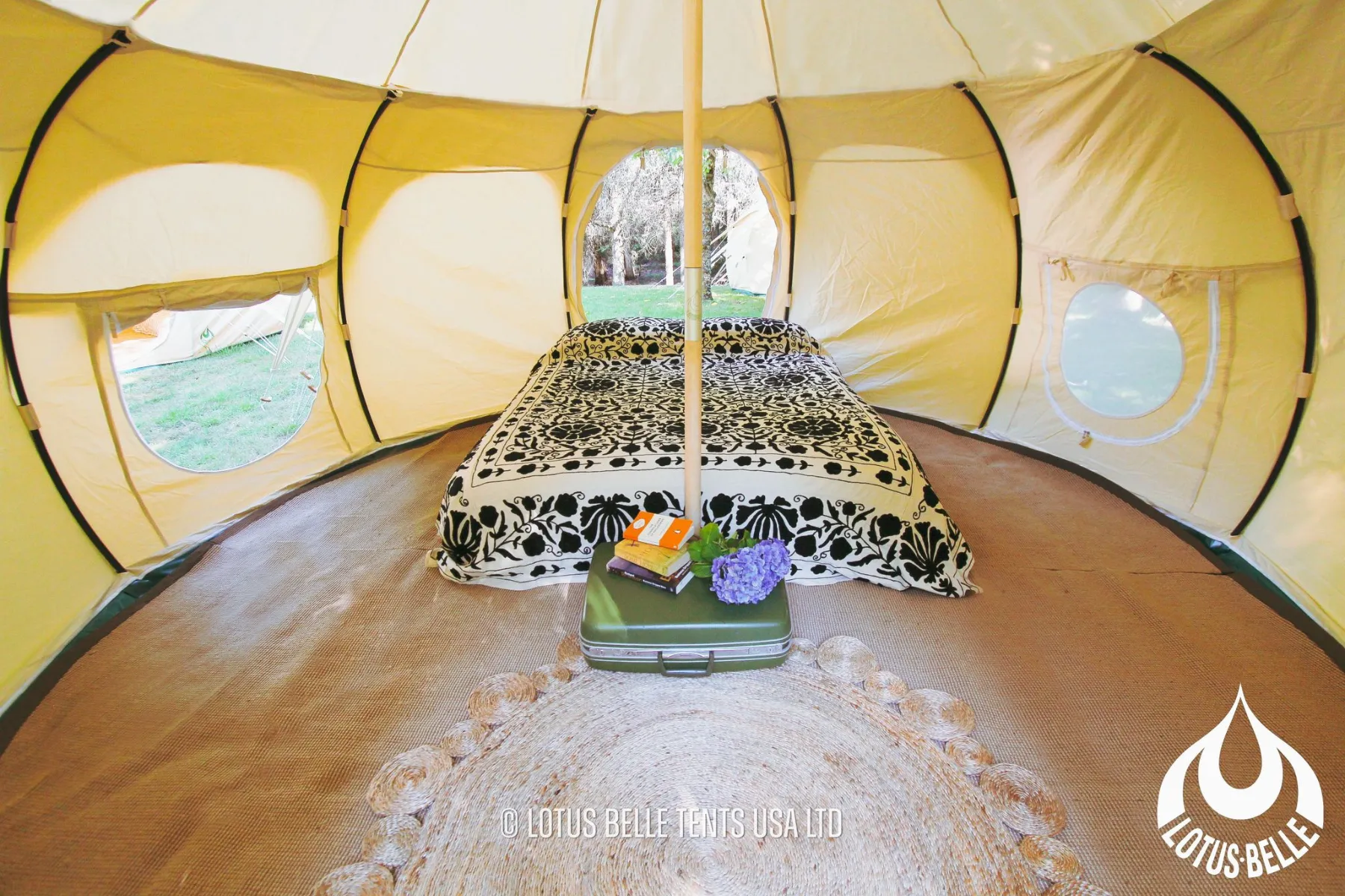 13ft Lotus Belle Hybrid Deluxe Tent