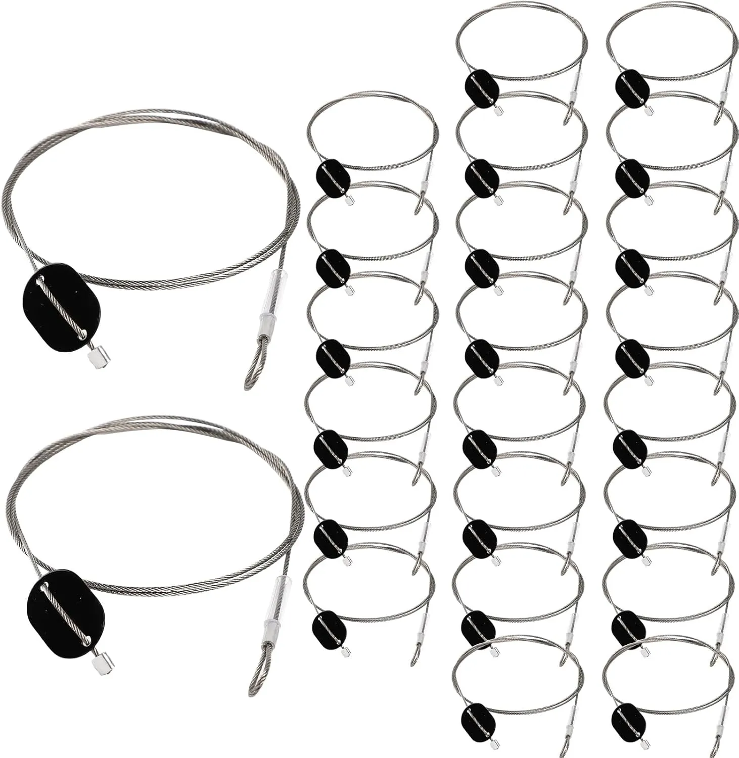 24 Pcs Trap Wire 36 1/16 7x7 for Setting Traps for Squirrels,Mice,Rabbits and Coyote Trapping Kit Supplies