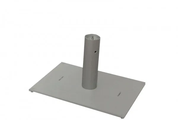 Camping Table - single Pedestal. 4-piece for storage in/on rear kitchen - Width 80 cm, Length 58,5 cm, Height 68 cm