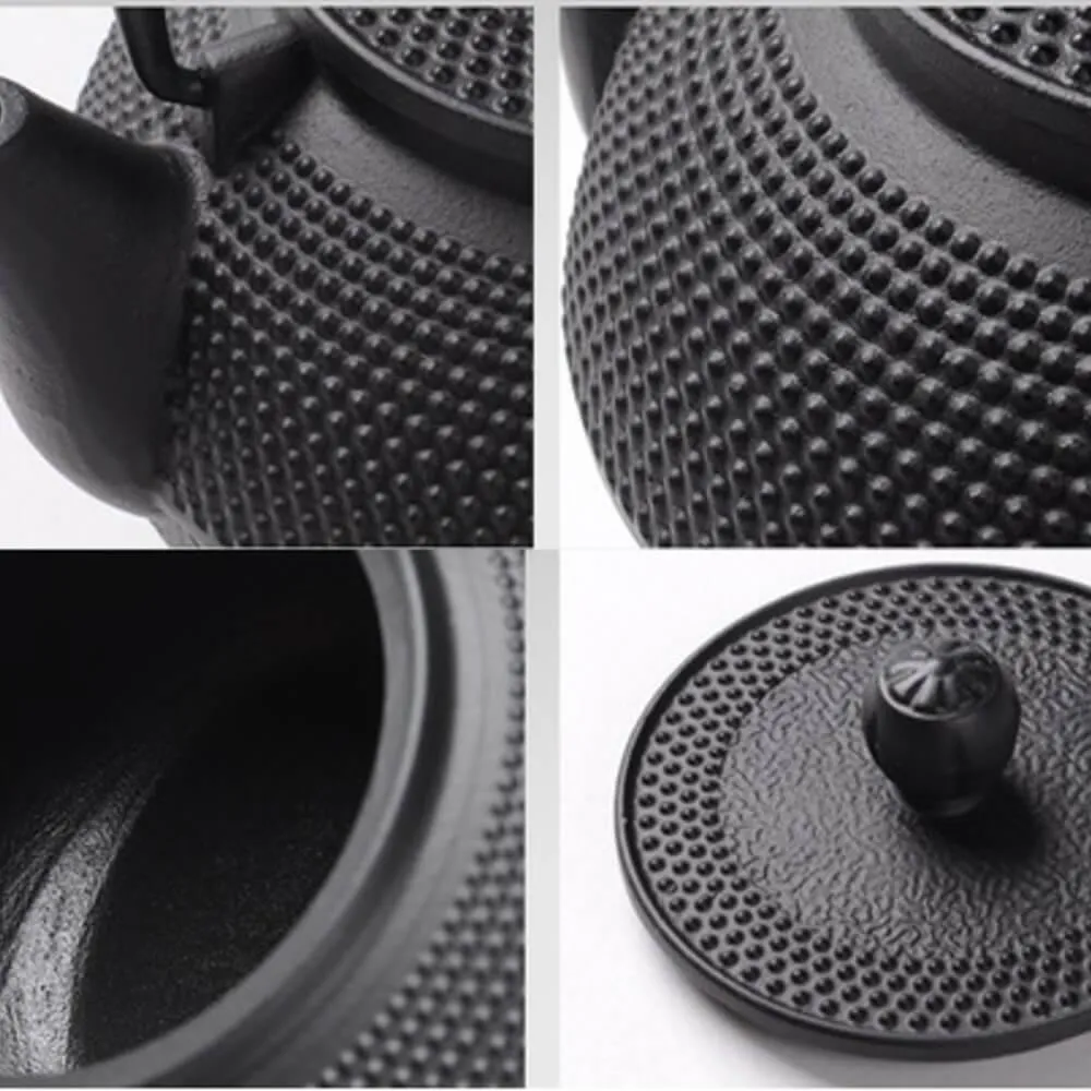 Cast Iron Tea Pots Black