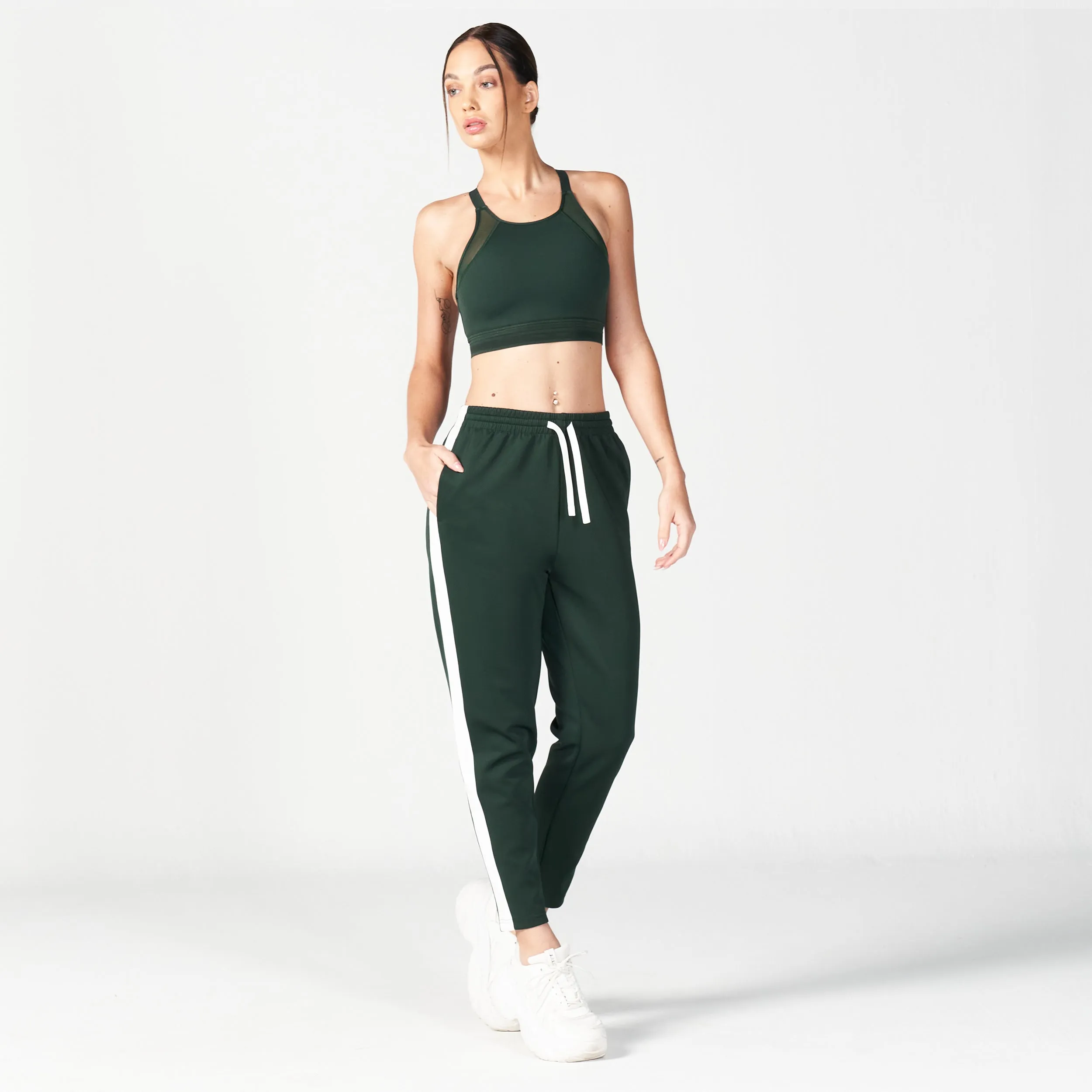 Core High Support Y Back Bra - Pine Grove