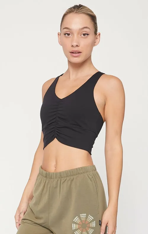 Irene Shirring Cloudlux Crop Bra