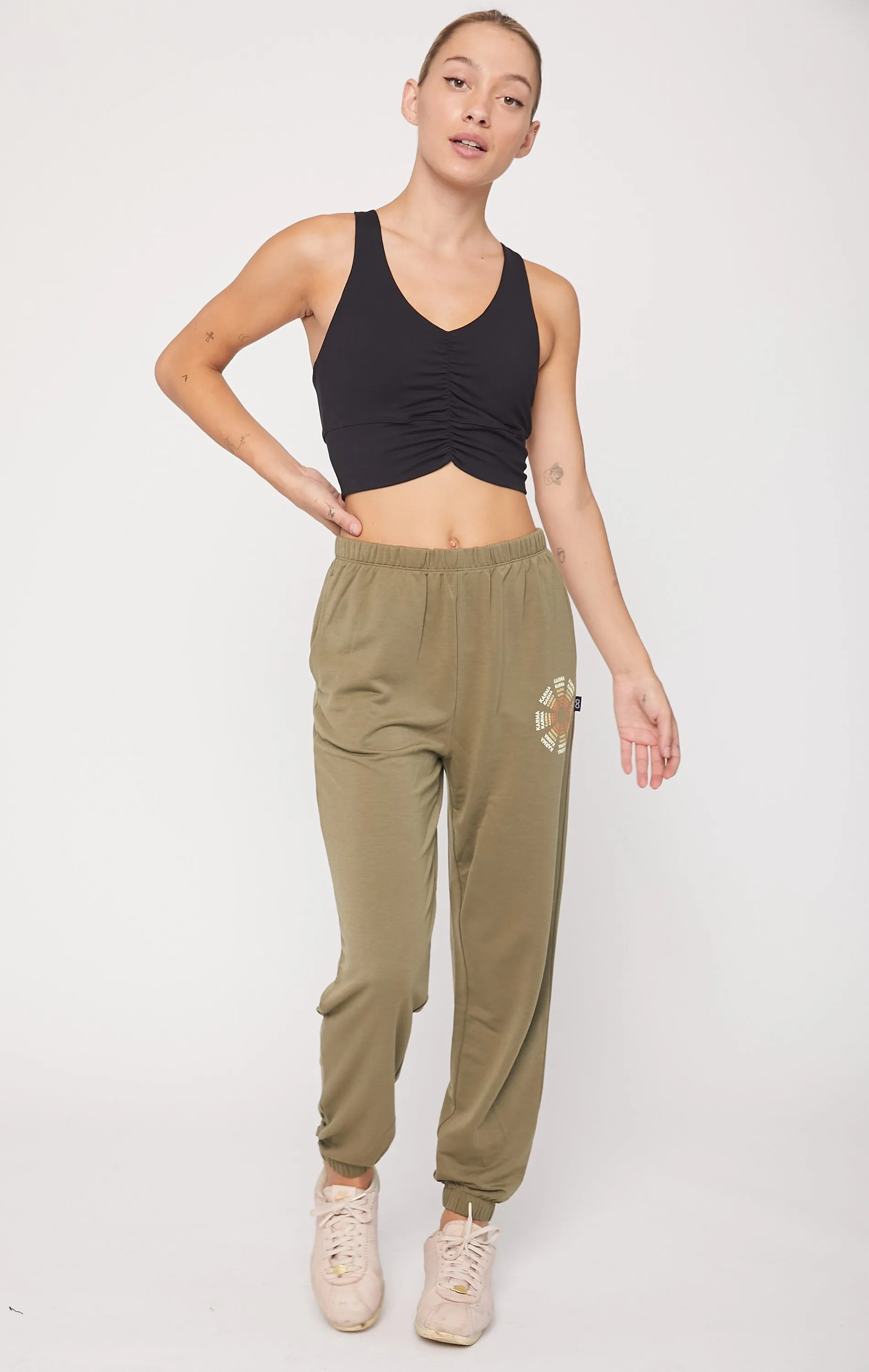 Irene Shirring Cloudlux Crop Bra