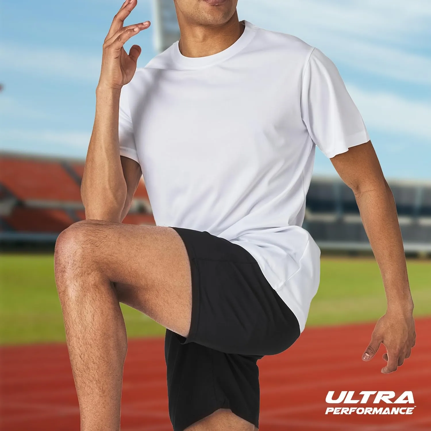 Mens Athletic Short Sleeve Gym Workout T-Shirts 2 Pack Mens Dry Fit Tees Moisture Wicking Crew Neck Running T Shirt for Men