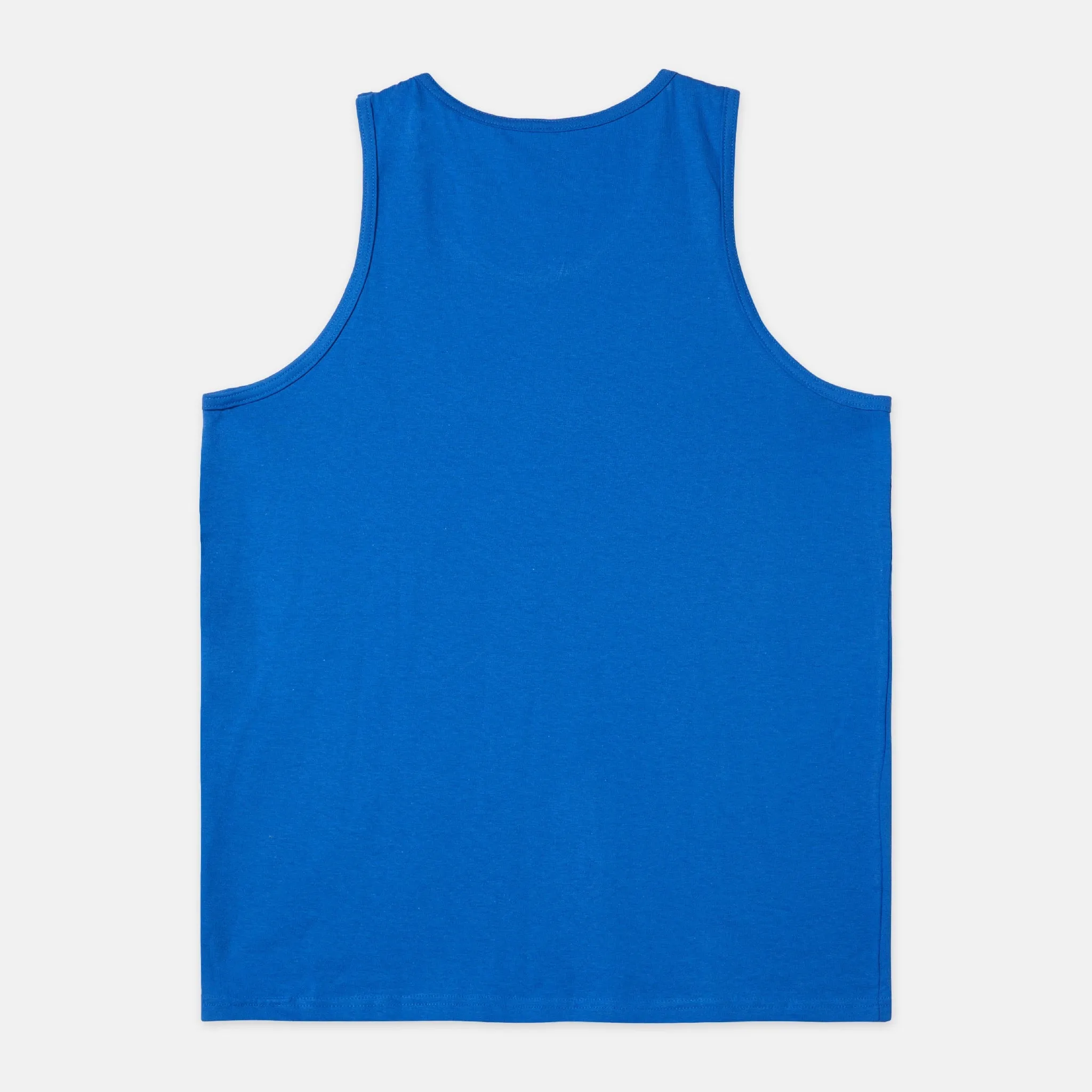 Mens Square Logo Tank - Blue