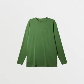 Mens Squared Up Long Sleeve Rashguard - Military