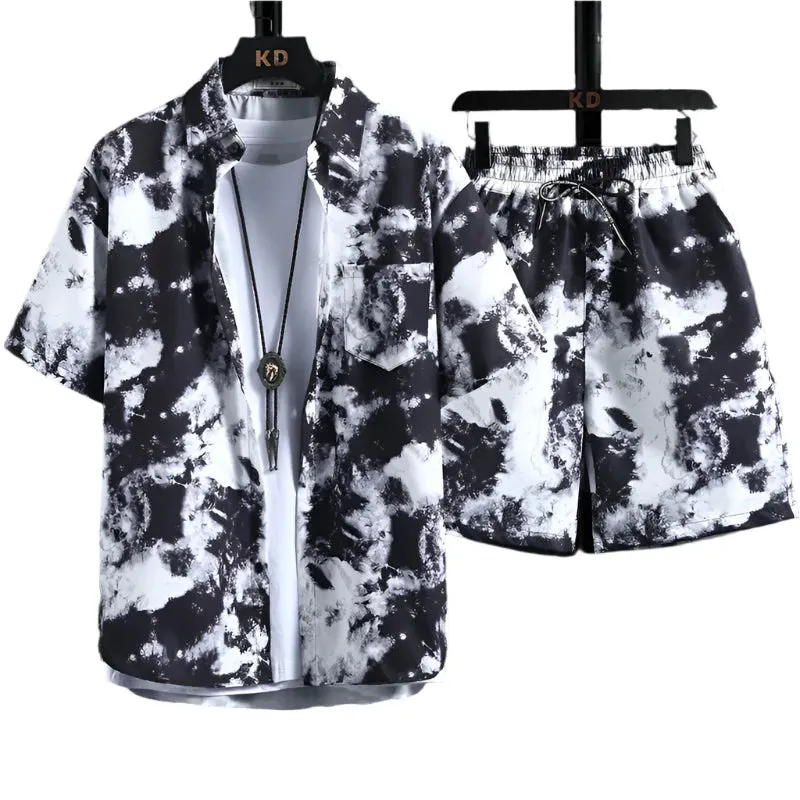 New Men's & Women's Printed Shirt Sets, High-Quality Trendy Shorts, Hawaiian-Style Casual Floral Tops – INS HOT Fashion