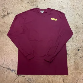 Pirate Surf - Medium Burgundy Long Sleeve Patch & Original PS Graphic