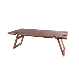 Rectangular 6 Person Folding Acacia Wood Picnic Table