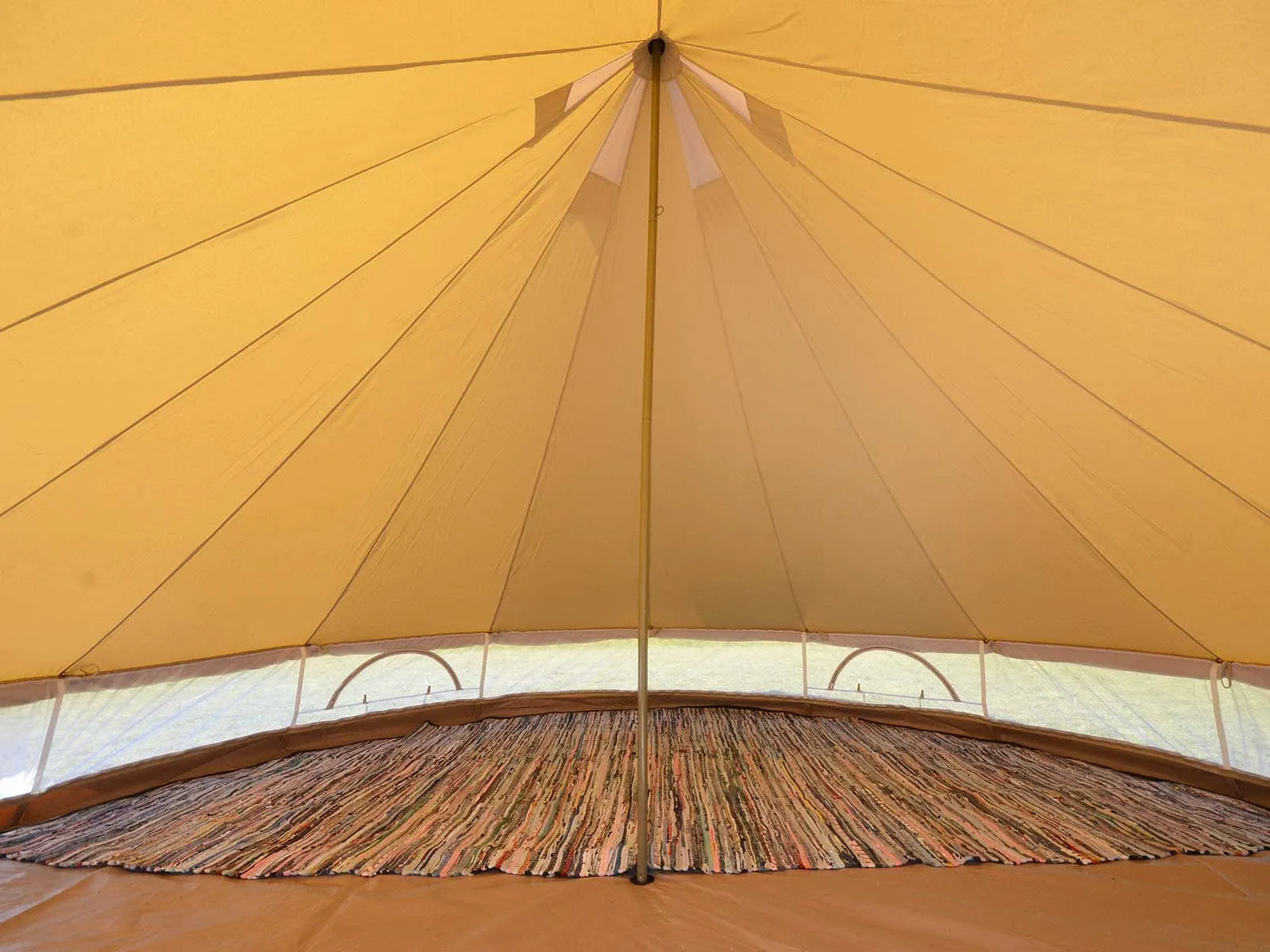Recycled Cotton Chindi Carpet for 5m Bell Tent