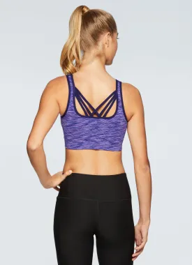 Seamless Striated X-Back Bra