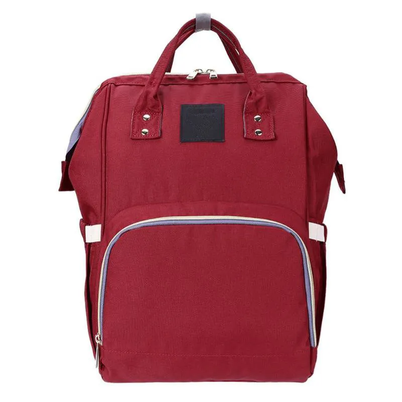 Sidiou Group Multifunctional Large Capacity Diaper Bags Outdoor Travel  Backpack Nursing Nappy Bag