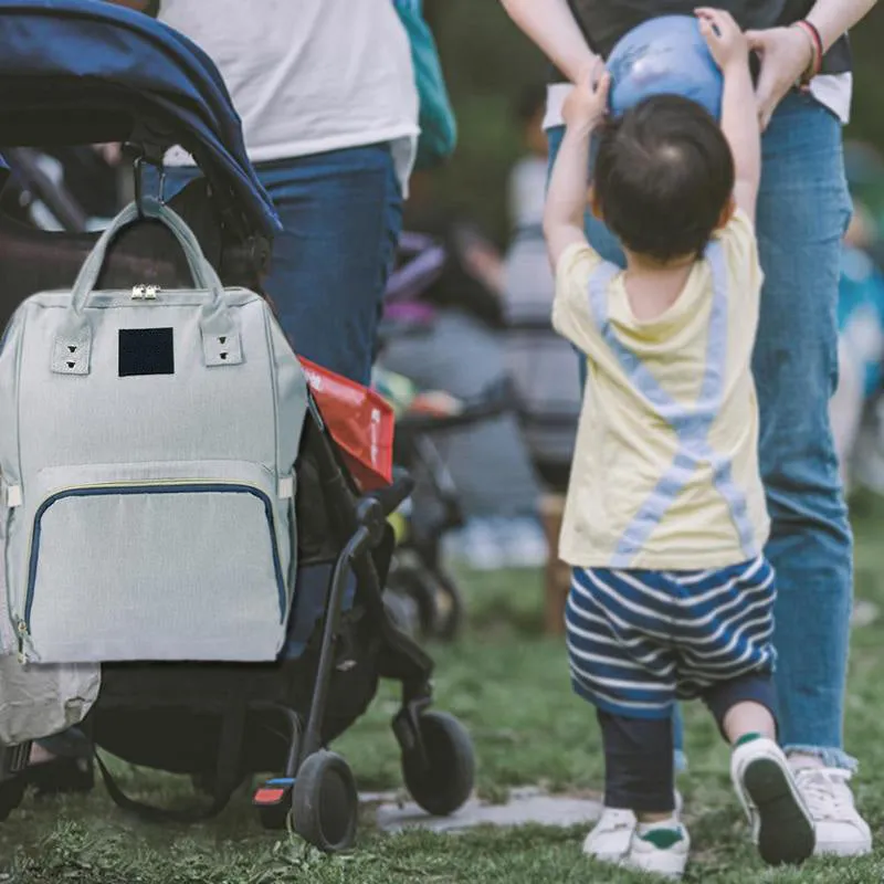 Sidiou Group Multifunctional Large Capacity Diaper Bags Outdoor Travel  Backpack Nursing Nappy Bag