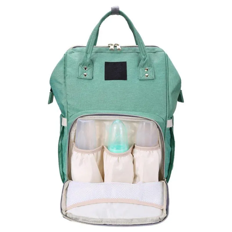 Sidiou Group Multifunctional Large Capacity Diaper Bags Outdoor Travel  Backpack Nursing Nappy Bag
