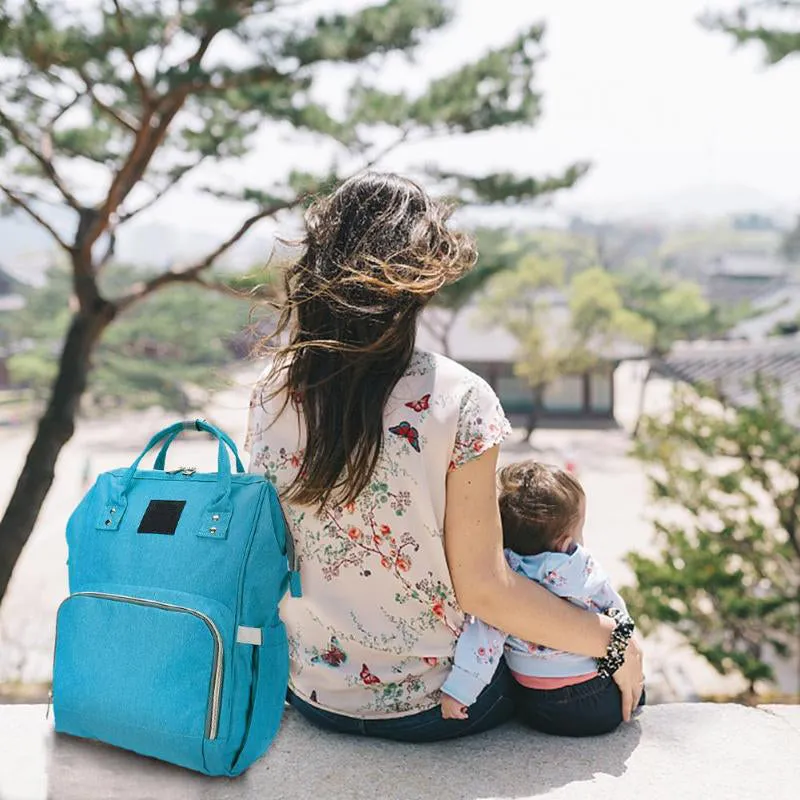 Sidiou Group Multifunctional Large Capacity Diaper Bags Outdoor Travel  Backpack Nursing Nappy Bag