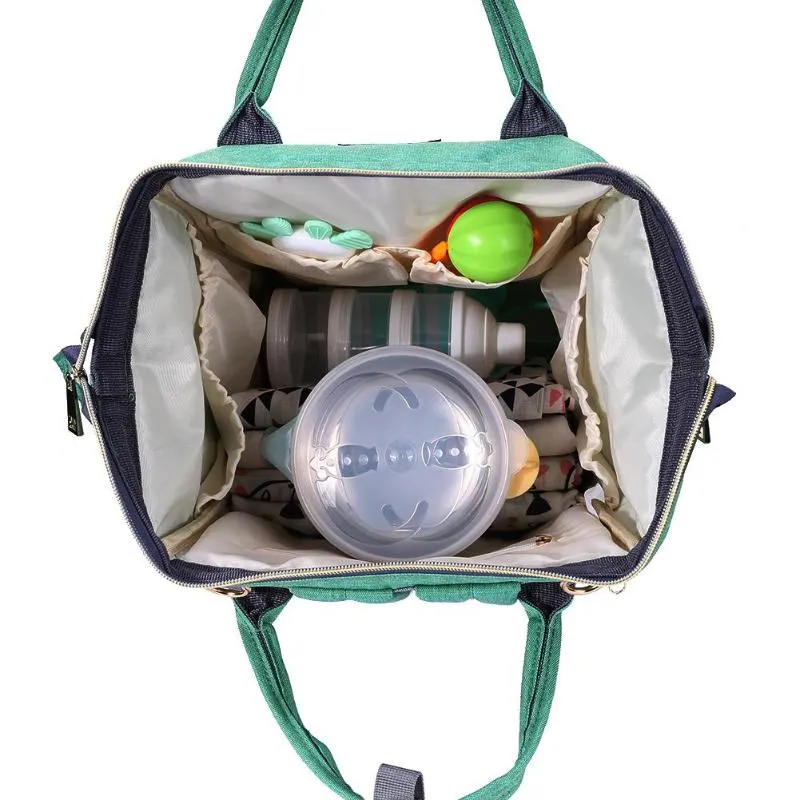 Sidiou Group Multifunctional Large Capacity Diaper Bags Outdoor Travel  Backpack Nursing Nappy Bag