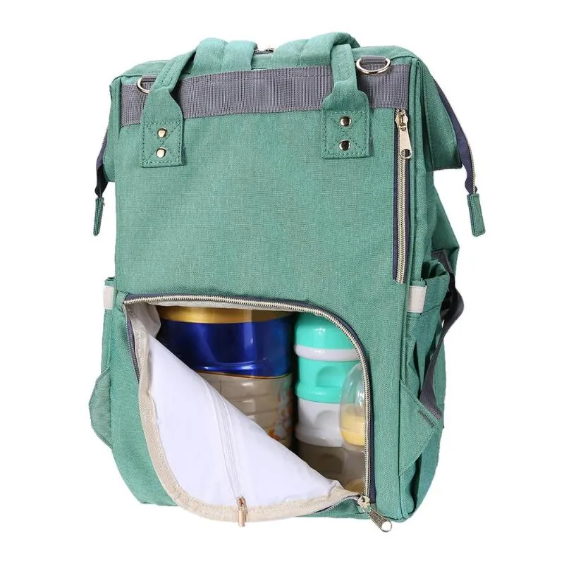 Sidiou Group Multifunctional Large Capacity Diaper Bags Outdoor Travel  Backpack Nursing Nappy Bag