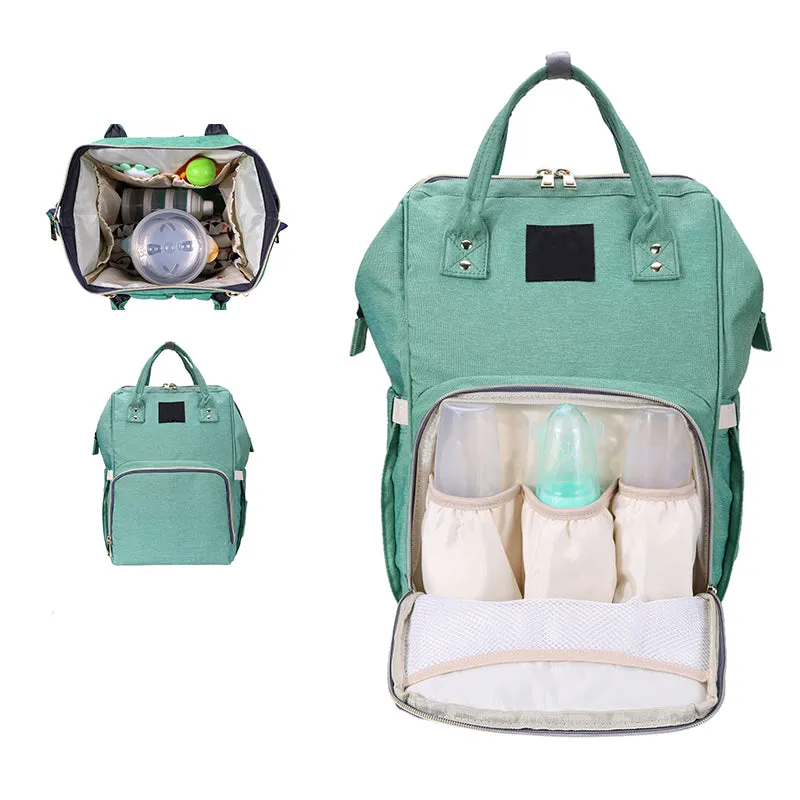Sidiou Group Multifunctional Large Capacity Diaper Bags Outdoor Travel  Backpack Nursing Nappy Bag