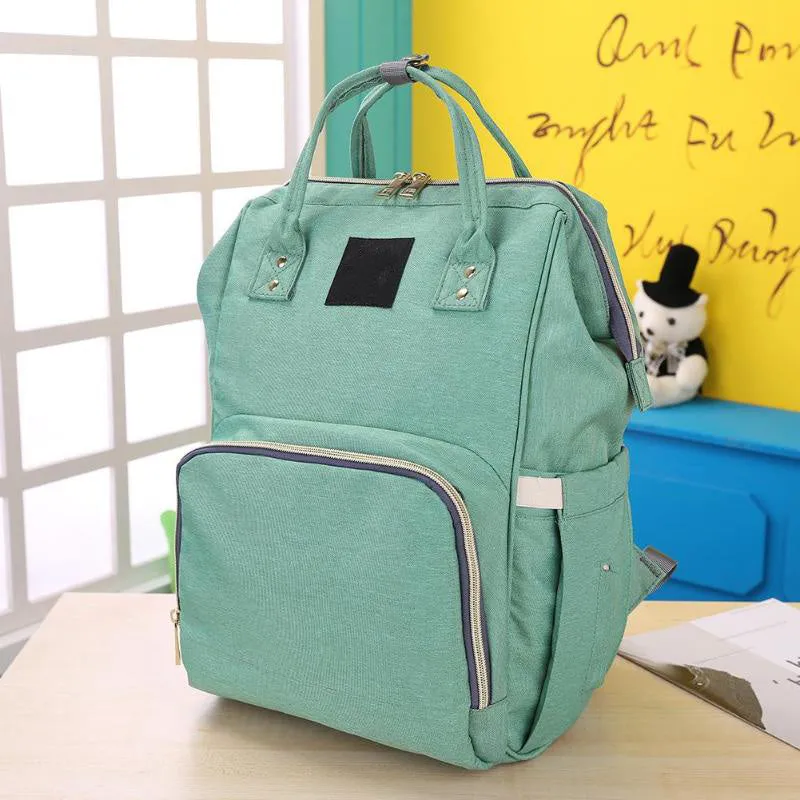Sidiou Group Multifunctional Large Capacity Diaper Bags Outdoor Travel  Backpack Nursing Nappy Bag