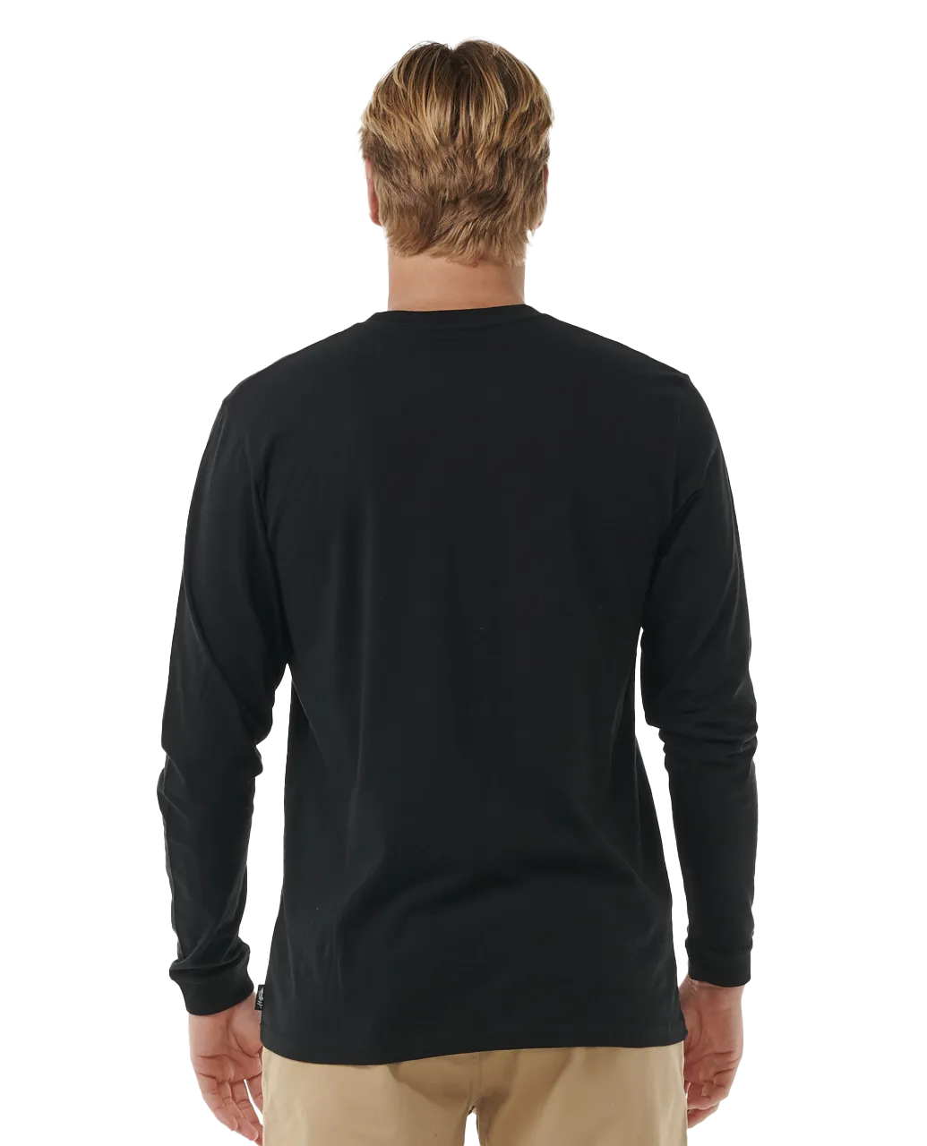 Surf Revival Hoffman Long Sleeve T-Shirt in Black